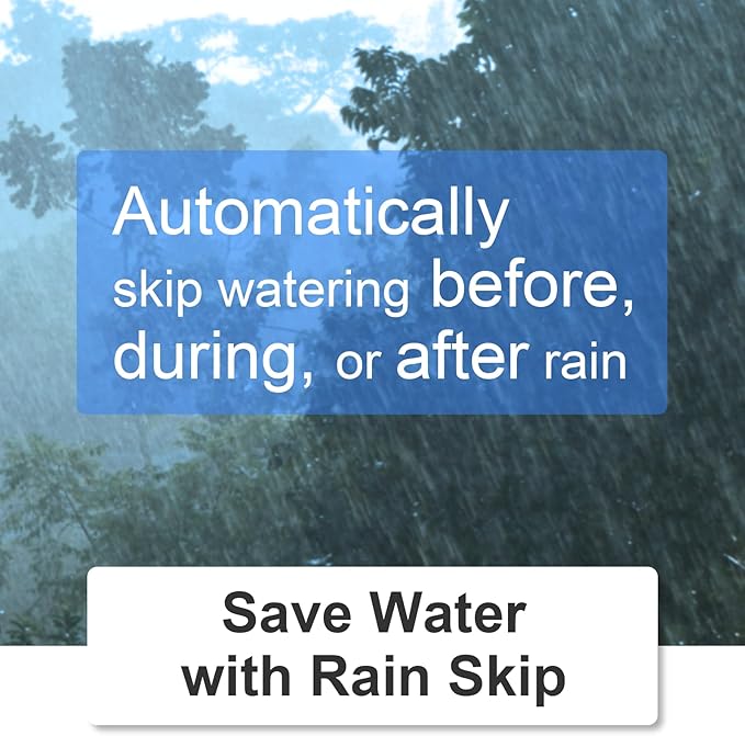 LinkTap ValveLinker & Gateway, Battery Powered Smart Sprinkler/Irrigation Controller, Automatic Rain Skip, Better Range Than WiFi, Compatible with LinkTap Wireless Water Timer, Alexa, IP66 (2-Zone)