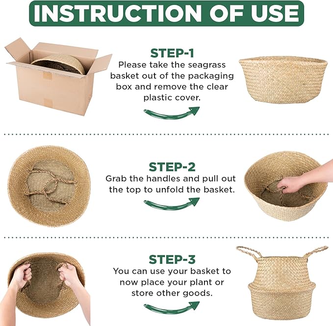 Plant Basket β Large Wicker Indoor Planter for Artificial Olive Tree Pot, 9-10 Inch Woven Baskets for Faux House Plants (Original, Large)