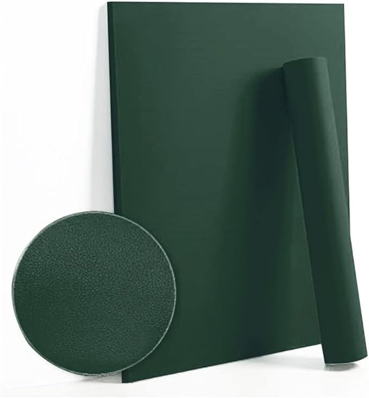 Dimoon 78.7''x17.7'' Dark Green Peel and Stick Wallpaper Contact Paper Modern Self Adhesive Wall Paper Removable Renter Friendly Textured Solid Color Cabinet Vinyl Roll (78.7''x17.7'',Emerald Dark)