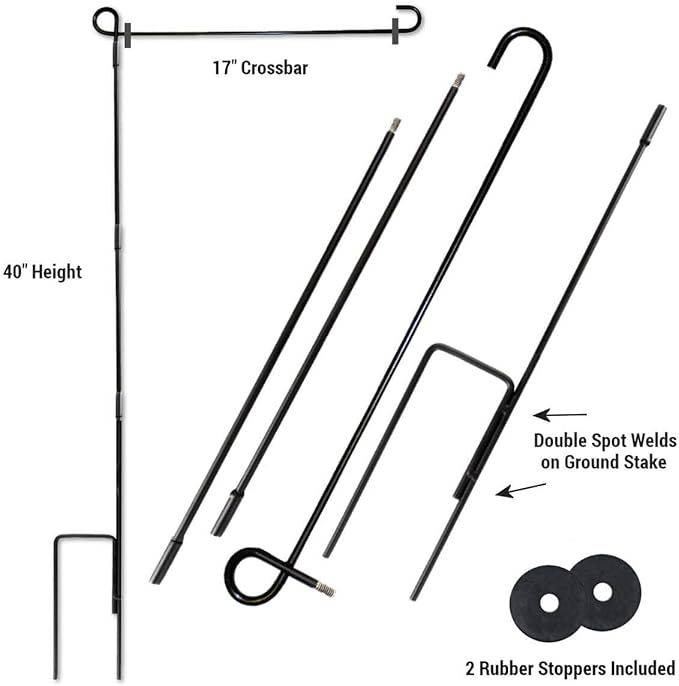 WinCraft Tampa Bay Lightning Circle Logo Garden Flag and Pole Stand Holder