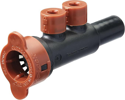 Orbit 67047-1/2" x 1/4" Drip-Lock 2-Port Extension Manifold (5)