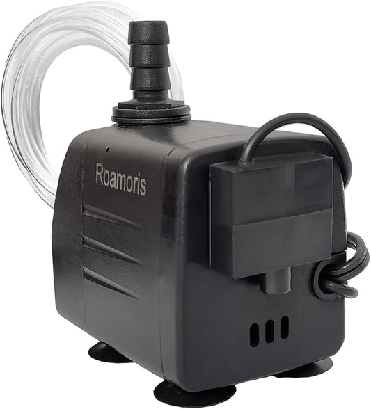 Automatic Fountain Pump With Level Sensor,110V Small Submersible Water Pump For Pond,Aquariums,Fish Tank, Hydroponics,PM06