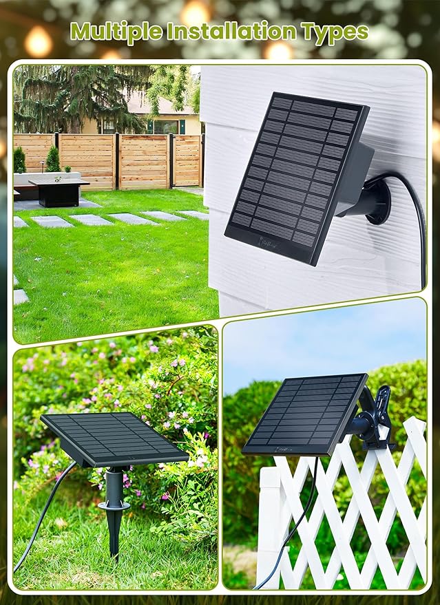 Brightown 58FT Solar String Lights Outdoor with Remote Cable Ties and Hooks, Commercial Grade Patio Lights with 26 LED Shatterproof Bulbs, 3 Light Modes Hanging Light for Backyard Party Decor