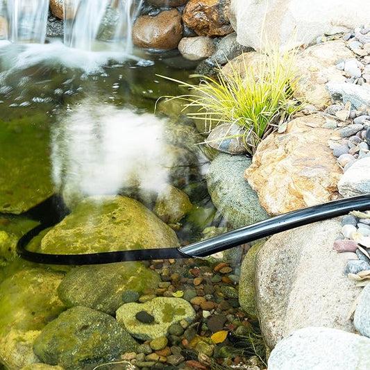 Alpine Corporation 50' PVC Tubing with 1-1/4" Inside Diameter for Ponds and Fountains, Black